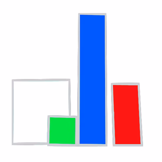 Costom RGB LED Suspended Ceiling Light Panel 60X60 Color Changing LED Panel Light