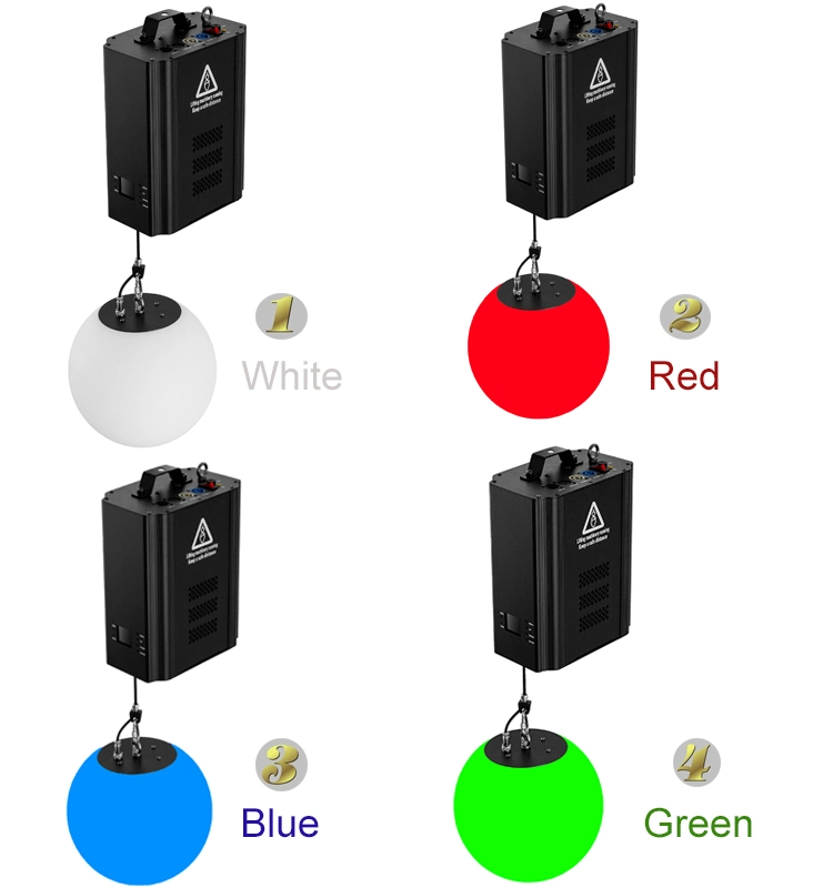 DMX Winch LED Lifting Ball Decoration 3D Kinetic Lights up and Down Colorful Kinetic Balls