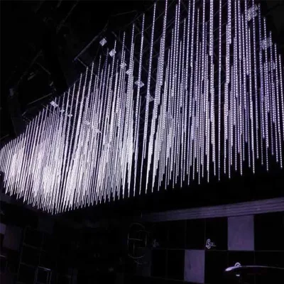 Le tube de pixels 3D allume la lumière de tube de DMX RVB LED pour la décoration de club de Noël