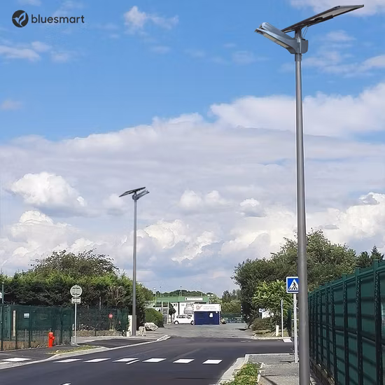 Tous dans un éclairage de rue de panneau solaire LED d'économie d'énergie extérieure imperméable à l'eau de puissance intégrée